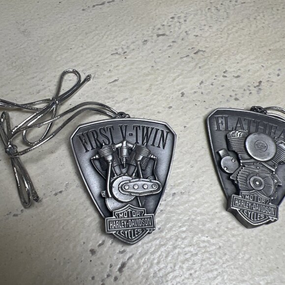 Vintage Harley Davidson Wrap-Up The Rumble Christmas Ornaments (1999) - Picture 4 of 9